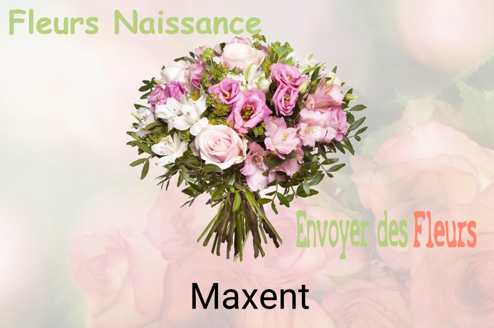 Bouquet de fleurs de naissance livré à Maxent